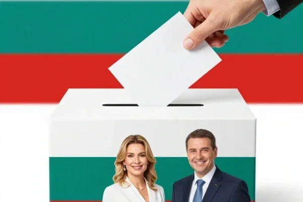 Bulgaria presidential election voters casting ballots with 27 candidates in race